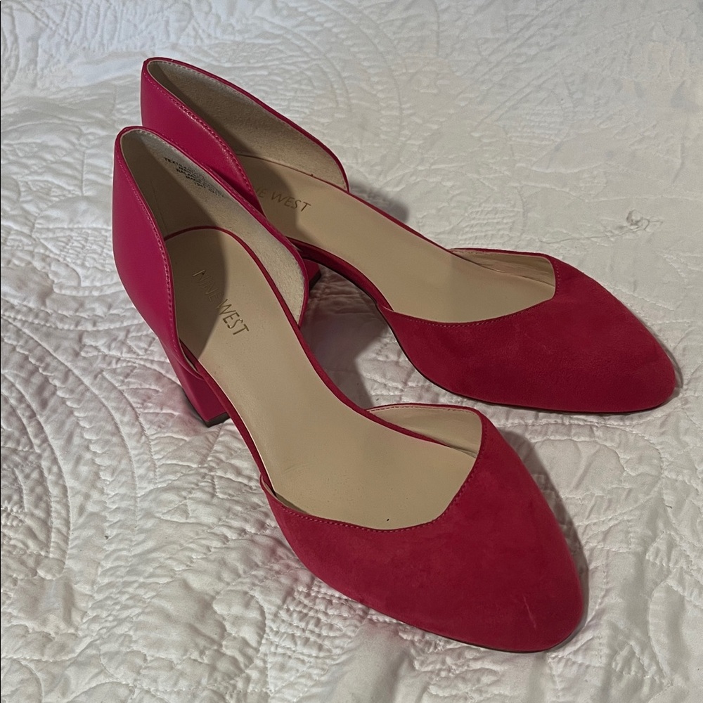 Nine West Women's Vibrant Red Heels